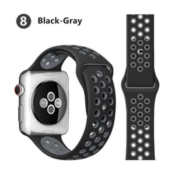 Other - ❤️NEW Black Grey Sport Band For Apple Watch